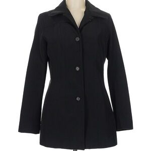 Andrew Marc Women's Classic Black Trench Coat